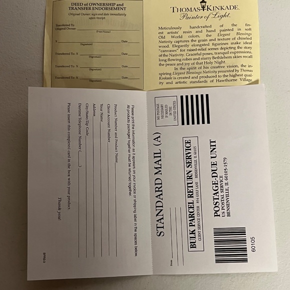 Thomas Kinkade Devoted Camel Elegant Blessings Nativity Figurine Hawthorne 2009 - Picture 10 of 12